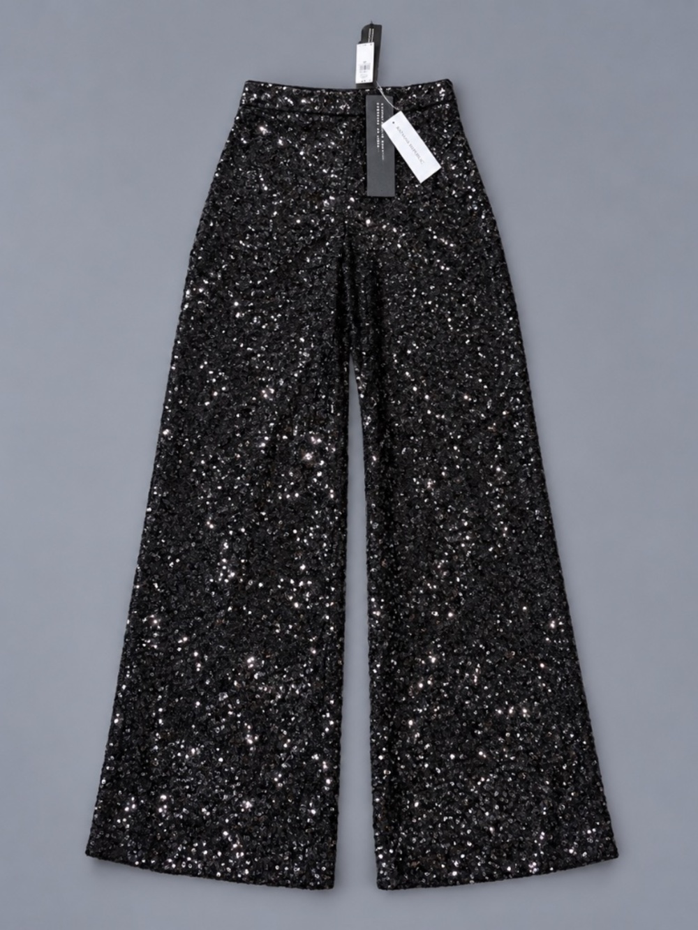 Banana Republic Black Sequin Wide Leg Pants – Size XS – NWT